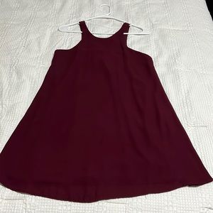 LucyLove burgundy mini dress